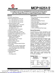 MCP16252 datasheet pdf Microchip
