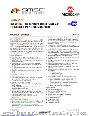 USB2517I-JZX-TR datasheet pdf Microchip
