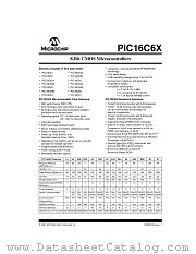 PIC16C62A-04I/SOVAO datasheet pdf Microchip