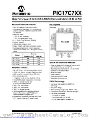 PIC17C756A-33I/LVAO datasheet pdf Microchip