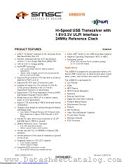 USB3315C-CP-TR-ERC datasheet pdf Microchip