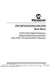 PIC18F2320-I/SPREL datasheet pdf Microchip