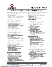 PIC18F14K50T-I/MQ datasheet pdf Microchip