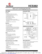 HCS362T-I/SNVAO datasheet pdf Microchip