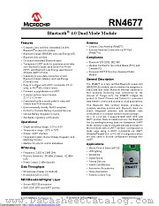 RN4677-V/RM100 datasheet pdf Microchip