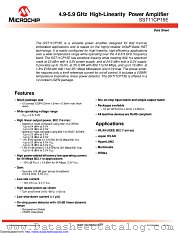 SST11CP15E datasheet pdf Microchip