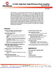 SST12LP19E-QX6E datasheet pdf Microchip