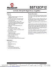 SST12CP12-QUCE datasheet pdf Microchip