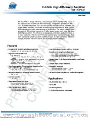 SST12LP14E datasheet pdf Microchip