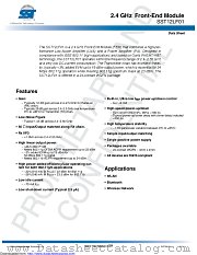 SST12LF01 datasheet pdf Microchip
