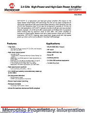 SST12CP11C-QUCE datasheet pdf Microchip