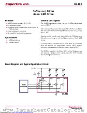 CL320 datasheet pdf Microchip