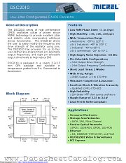 DSC2010FI2-B0009T datasheet pdf Microchip