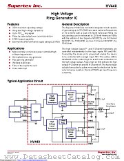HV440WG-G datasheet pdf Microchip
