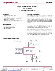 HV7802 datasheet pdf Microchip