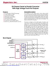 HV9708 datasheet pdf Microchip