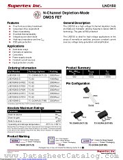 LND150 datasheet pdf Microchip