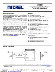 MIC2033-12BYM6-TR datasheet pdf Microchip