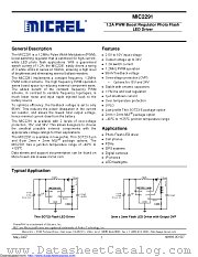 MIC2291-15YML-TR datasheet pdf Microchip