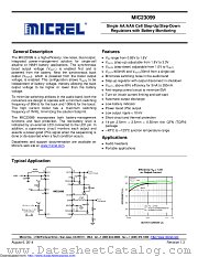 MIC23099YFT-TR datasheet pdf Microchip