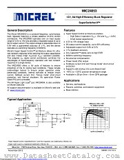 MIC24053YJL-TR datasheet pdf Microchip