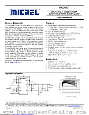 MIC26901YJL-TR datasheet pdf Microchip