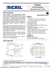MIC28304-1YMP-T1 datasheet pdf Microchip