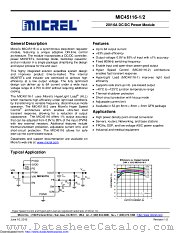 MIC45116-1YMP-T1 datasheet pdf Microchip