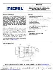 MIC4607-2YTS-TR datasheet pdf Microchip