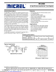 MIC4684YM datasheet pdf Microchip