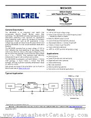MIC94305YMT-TR datasheet pdf Microchip