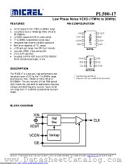 PL500-17TC datasheet pdf Microchip