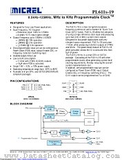 PL611S-19-A18GI datasheet pdf Microchip