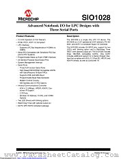 SIO1028 datasheet pdf Microchip