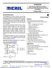 SY58052AU datasheet pdf Microchip