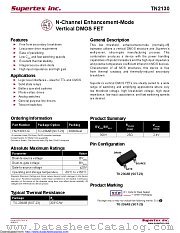 TN2130 datasheet pdf Microchip