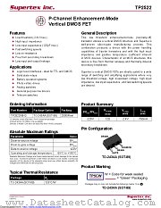 TP2522N8-G datasheet pdf Microchip