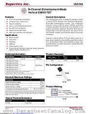 VN0106N3-G-P003 datasheet pdf Microchip