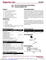VN0109N3-G datasheet pdf Microchip