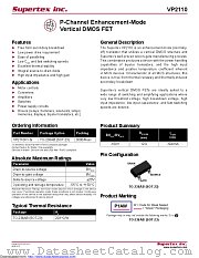 VP2110 datasheet pdf Microchip