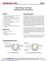 HV853MG-G datasheet pdf Microchip