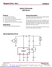 HV9801ANG-G datasheet pdf Microchip