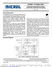 KSZ8851SNLI datasheet pdf Microchip