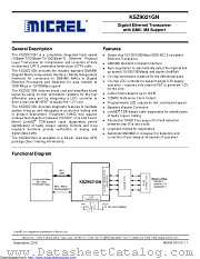 KSZ9021GQI datasheet pdf Microchip