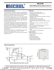 MIC2168YMM datasheet pdf Microchip