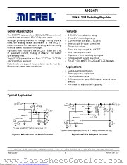 MIC2171WU-TR datasheet pdf Microchip
