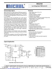 MIC2184YM-TR datasheet pdf Microchip