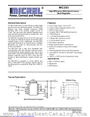 MIC2203 datasheet pdf Microchip