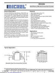 MIC2204YMM datasheet pdf Microchip