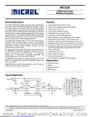 MIC2238-J4YML-TR datasheet pdf Microchip